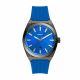 Fossil Men's Everett Three-Hand Date Blue Silicone Watch - FS5831