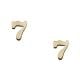 Fossil Women's Little Fortunes Gold-Tone Stainless Steel Stud Earrings -  JF03562710
