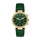 Michael Kors Parker Chronograph Green Leather Watch - MK6985