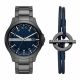 Armani Exchange Watch and Bracelet Gift Set - AX7127
