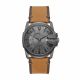 Diesel Master Chief Three-Hand Brown Leather Watch - DZ1964
