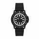 Armani Exchange Three-Hand Black Silicone Watch - AX1852