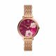 Fossil Women's Jacqueline Three-Hand Date Rose Gold-Tone Stainless Steel Watch - ES5078