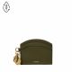 Fossil Women's Green Leather Polly Card Case -  SL6455376