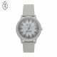 Armani Exchange Solar-Powered Gray Fabric Watch - AX2733