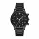 Emporio Armani Men's Chronograph Black Stainless Steel Watch - AR1895
