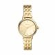 Fossil Women's Reid Three-Hand Gold-Tone Stainless Steel Watch - BQ3655