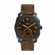 Fossil Men's Hybrid Smartwatch Machine Dark Brown Leather - FTW1163