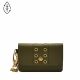 Fossil Women's Green Leather Valerie Card Case -  SL6515376