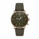Emporio Armani Chronograph Green Leather Watch - AR11421