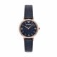 Emporio Armani Two-Hand Blue Leather Watch - AR11424