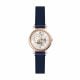 Fossil Women's Carlie Automatic Navy Eco Leather Watch - ME3213