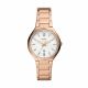 Fossil Women's Ashtyn Three-Hand Date Rose Gold-Tone Stainless Steel Watch - BQ3739