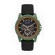 Armani Exchange Chronograph Black Silicone Watch - AX1348