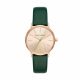 Armani Exchange Three-Hand Green Leather Watch - AX5577