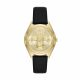 Armani Exchange Multifunction Black Leather Watch - AX5656