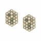 Fossil Women's Val Holiday Sparkles Black Mother of Pearl Stud Earring -  JF03859710