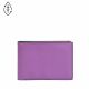 Fossil Men's Purple Leather Steven Front Pocket Wallet-Bifold - ML4479520