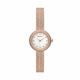 Emporio Armani Two-Hand Rose Gold-Tone Stainless Steel Mesh Watch - AR11416
