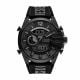 Diesel Mega Chief Ana-Digi Black Silicone Watch - DZ4593