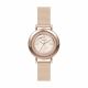 Fossil Women's Jacqueline Three-Hand Rose Gold-Tone Stainless Steel Mesh Watch - ES5172