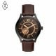 Fossil Men's Fenmore Automatic Brown Leather Watch - BQ2651