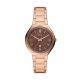 Fossil Women's Ashtyn Three-Hand Date Rose Gold-Tone Stainless Steel Watch - BQ3749