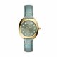 Fossil Women's Gabby Three-Hand Date Green Leather Watch - ES5163