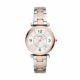 Fossil Women's Carlie Three-Hand Date Two-Tone Stainless Steel Watch - ES5156
