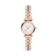 Fossil Women's Carlie Three-Hand Two-Tone Stainless Steel and Glass Pearl Watch - ES5178