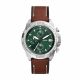 Fossil Men's Bronson Chronograph Brown Leather Watch - FS5898