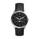 Fossil Men's Neutra Minimalist Multifunction Black Leather Watch - FS5904