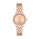 Darci 35mm watch features a rose gold-tone sunray dial glitz, stainless steel bracelet.