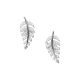 Elliott Leaves Sterling Silver Stud Earrings -JFS00565040
