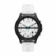 Armani Exchange Chronograph White Silicone Watch - AX2435