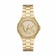 Michael Kors Lennox Three-Hand Gold-Tone Stainless Steel Watch - MK7229