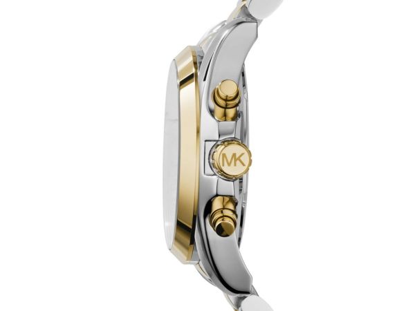 Michael Kors Liliane ThreeHand TwoTone Stainless Steel Watch and Bracelet  Set  MK1048  Watch Station
