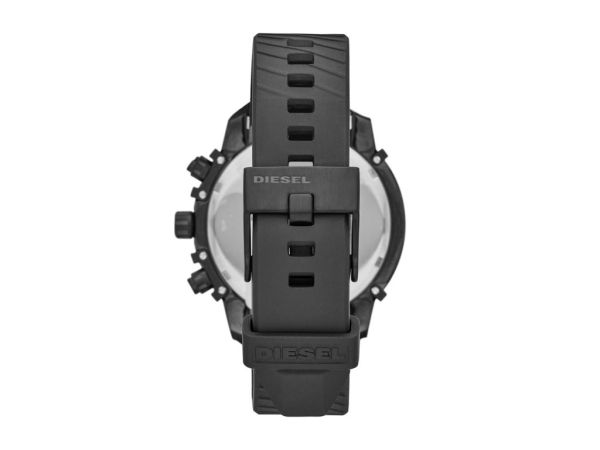 Diesel Men's Griffed Black Round Silicone Watch - DZ4520