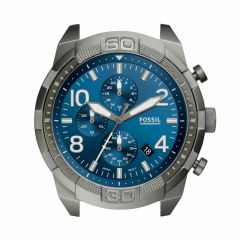 Fossil Men's Bronson Chronograph Smoke Stainless Steel Watch Case - C241018
