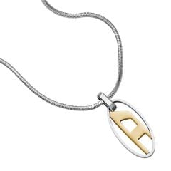 Diesel Men's Two-Tone Stainless Steel Pendant Necklace - DX1421931