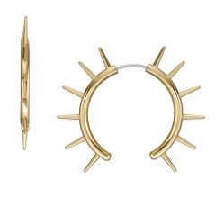 Diesel Men's Gold-Tone Stainless Steel Front To Back Earrings - DX1452710