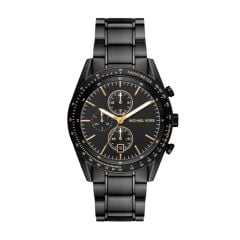 Michael Kors Men's Accelerator Chronograph, Black Stainless Steel Watch - MK9113