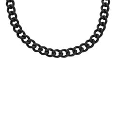 Fossil Women's Bold Chains Black Stainless Steel Chain Necklace - JF04613001