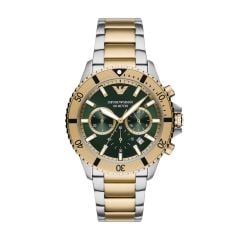 Emporio Armani Chronograph Two-Tone Stainless Steel Watch - AR11586