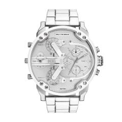 Diesel Mr. Daddy 2.0 Chronograph White and Stainless Steel Watch - DZ7481