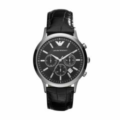 EMPORIO ARMANI Chronograph Black Dial Men's Watch - AR2447