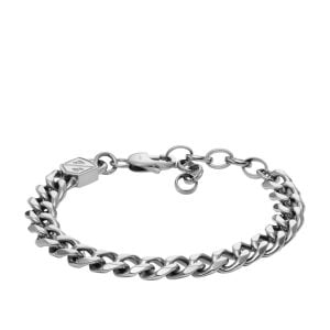 Fossil Men's Bold Chains Stainless Steel Chain Bracelet -  JF04615040
